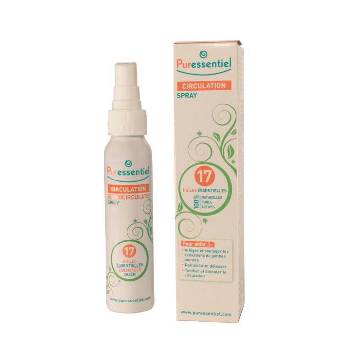 Circulation Spray Tonique Express 100ml - Puressentiel - IllicoPharma