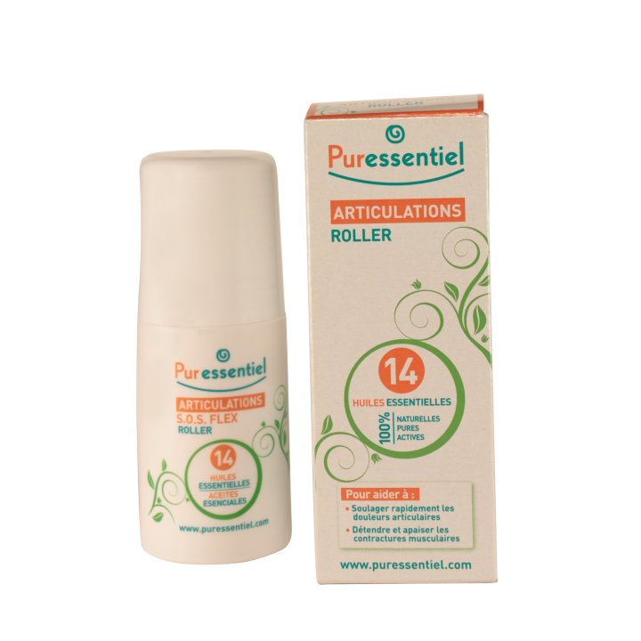 Articulations & Muscles Roller aux 14 huiles essentielles 75ml Puressentiel - IllicoPharma