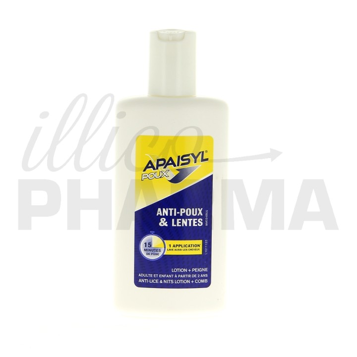 Apaisyl Anti-Poux Xpress Plus 200ml + Peigne - IllicoPharma