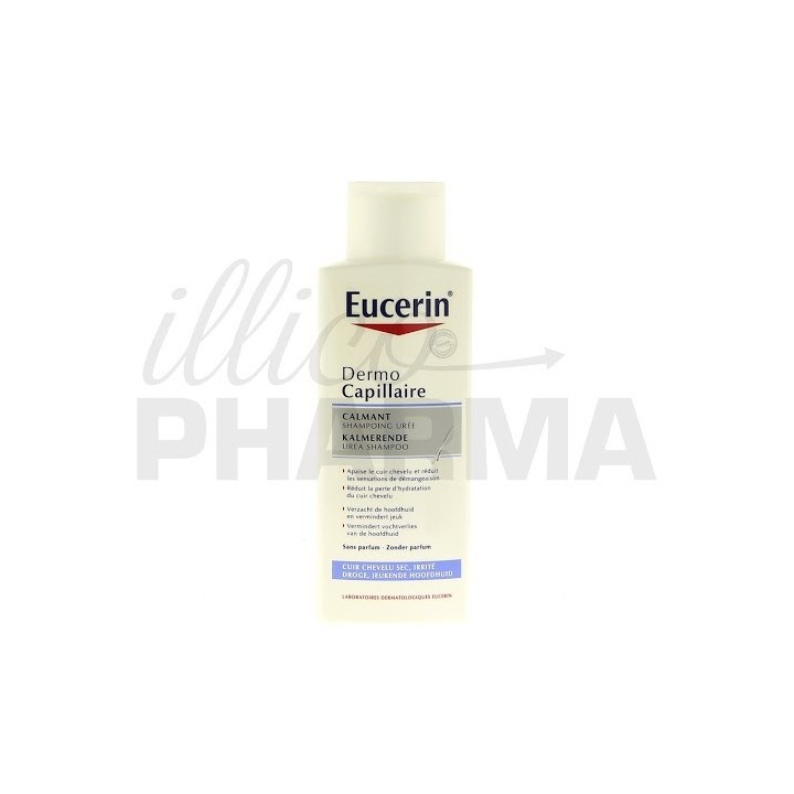 DermoCapillaire Shampooing Doux Calmant à l'Urée 250ml - Eucerin - IllicoPharma