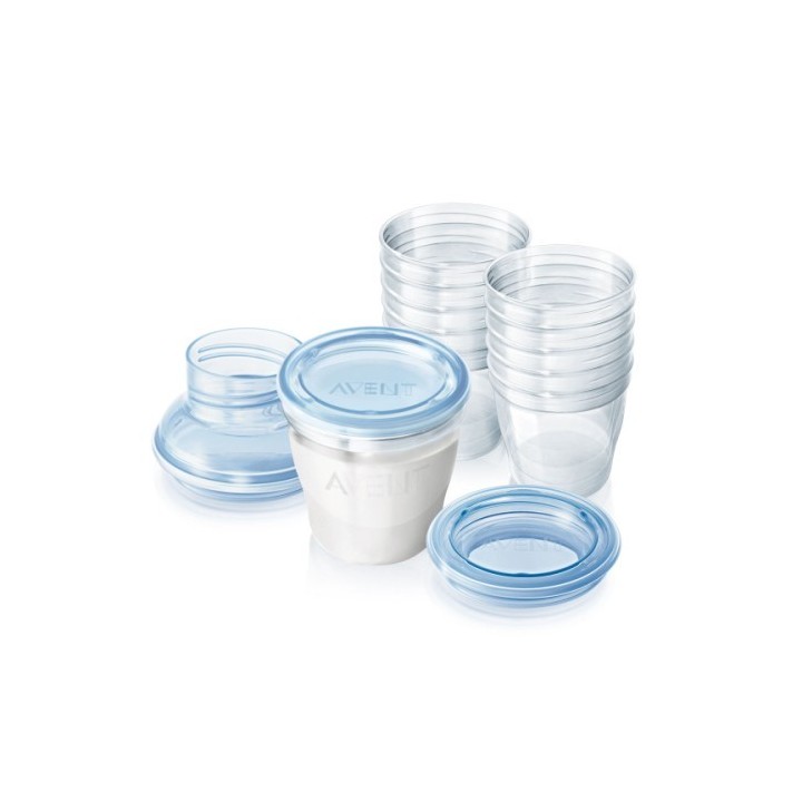 Pots de Conservation de Lait Maternel 5x180ml Avent - IllicoPharma