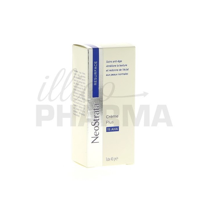 Neostrata crème plus visage 15 AHA 40ml - Soins hydratants et nourrissants - IllicoPharma