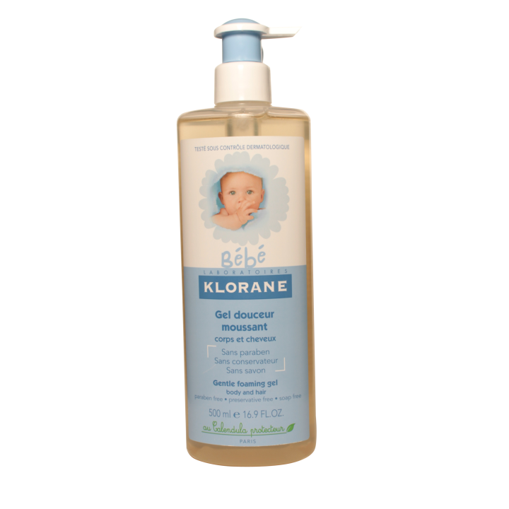 Gel lavant doux 200ml Klorane Bébé - Nettoyants, eaux parfumées - IllicoPharma