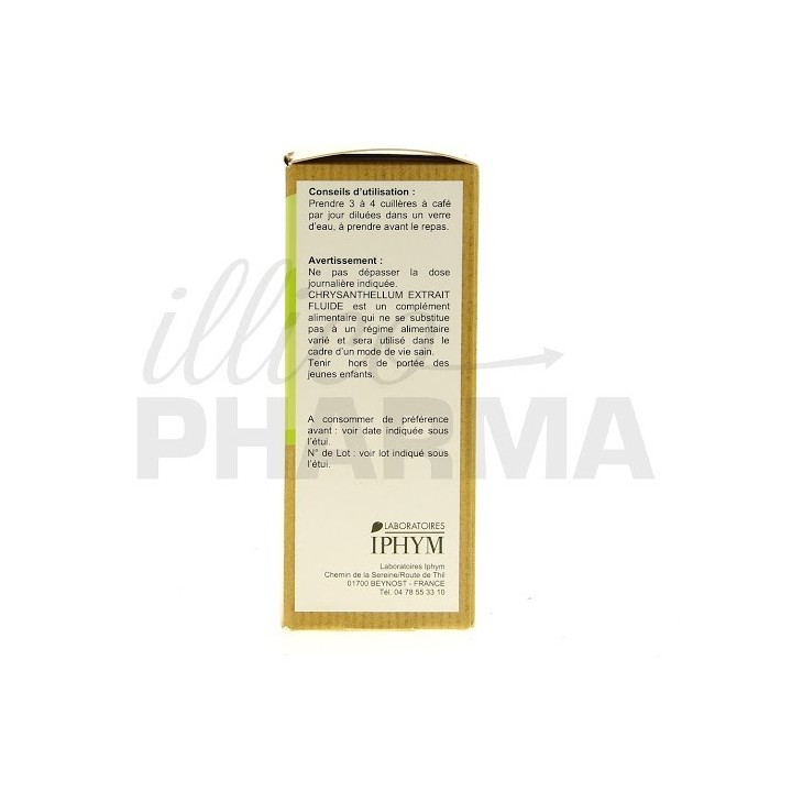 Extrait fluide Chrysanthellum Iphym 250g - Digestion, transit - Pharmacie IllicoPharma
