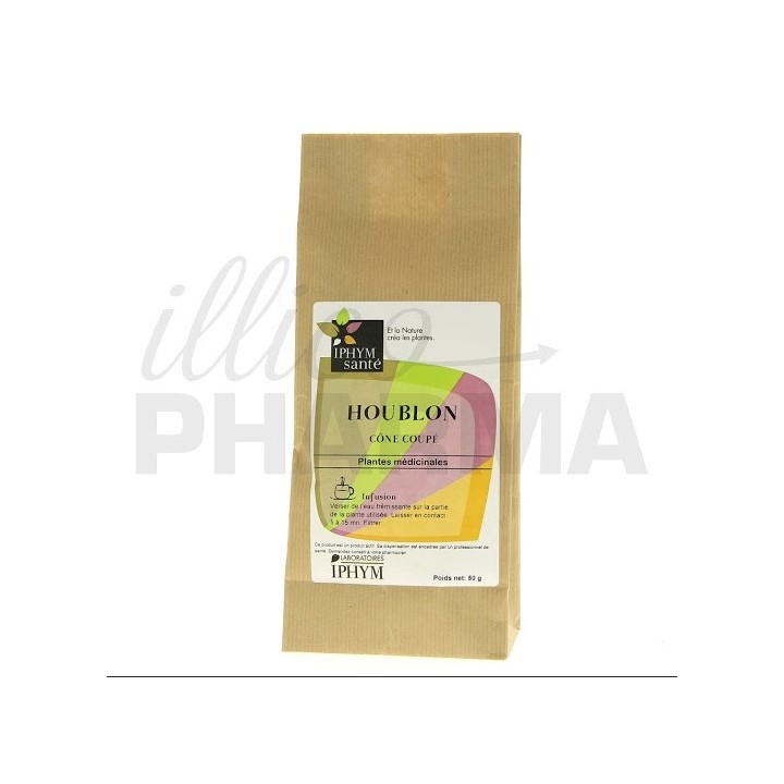 Tisane Houblon coupé Iphym - Stress, sommeil, concentration - Pharmacie IllicoPharma
