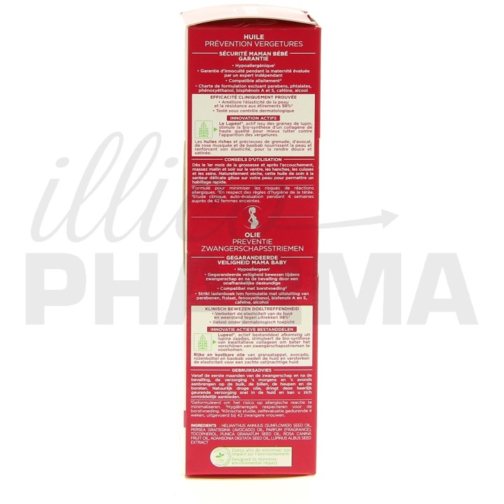 Huile prévention vergetures Mustela - IllicoPharma