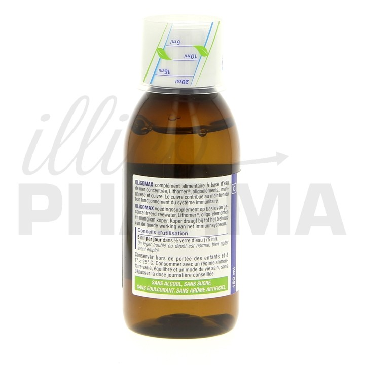Oligomax Manganèse Cuivre 150ml Nutergia - IllicoPharma