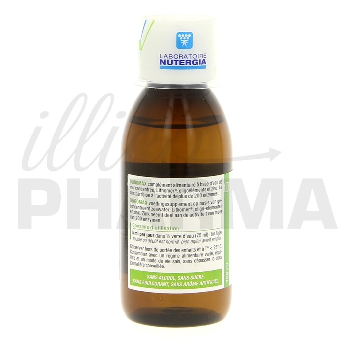 Oligomax Zinc 150ml Nutergia - IllicoPharma