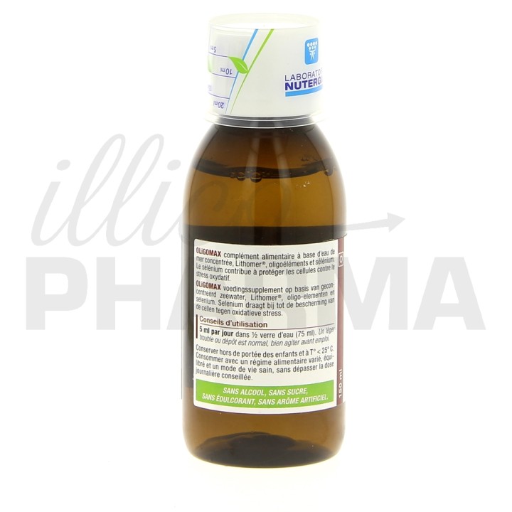 Oligomax Sélénium 150ml Nutergia - IllicoPharma