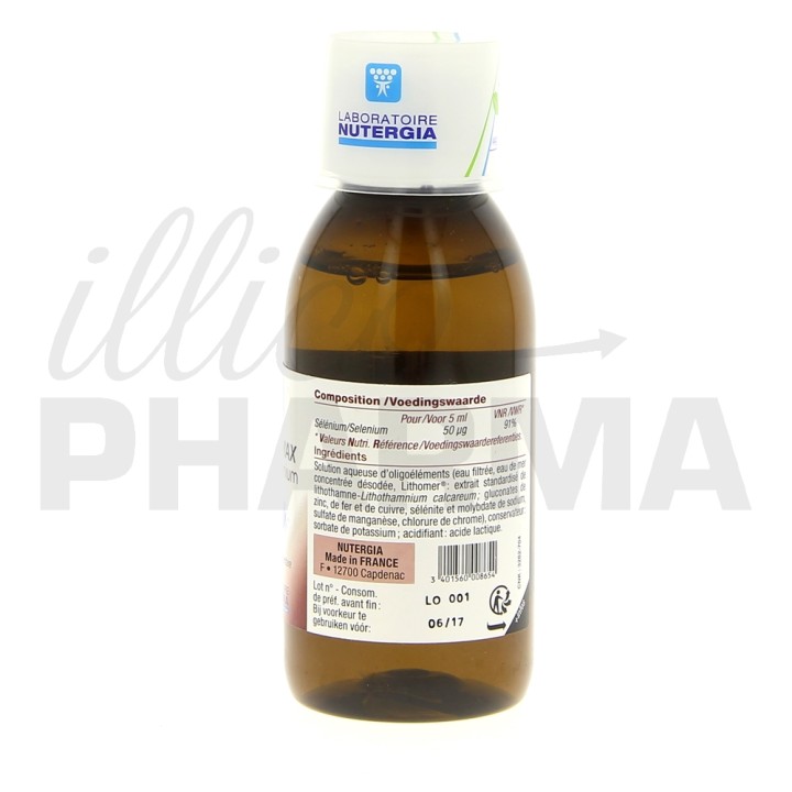 Oligomax Sélénium 150ml Nutergia - IllicoPharma