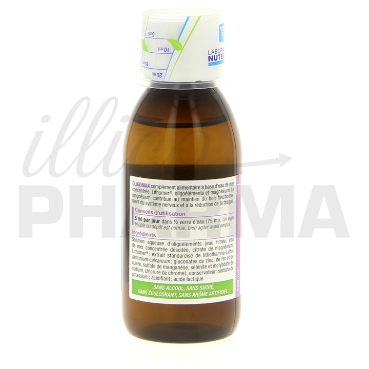 Oligomax Magnésium 150ml Nutergia - IllicoPharma