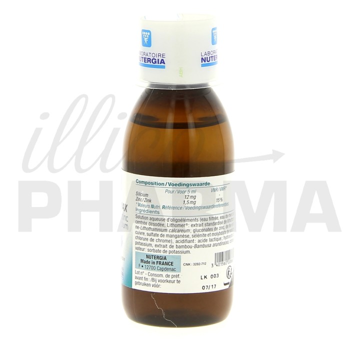 Oligomax Zinc Silicium 150ml Nutergia - IllicoPharma