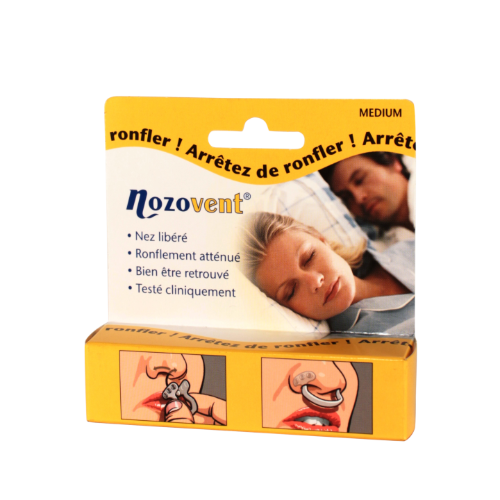 Nozovent Dilatateur des fosses nasales - Ronflements - IllicoPharma