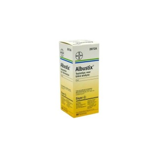 Albustix 50 bandelettes réactives - Lecteurs de glycémie et accessoires - IllicoPharma