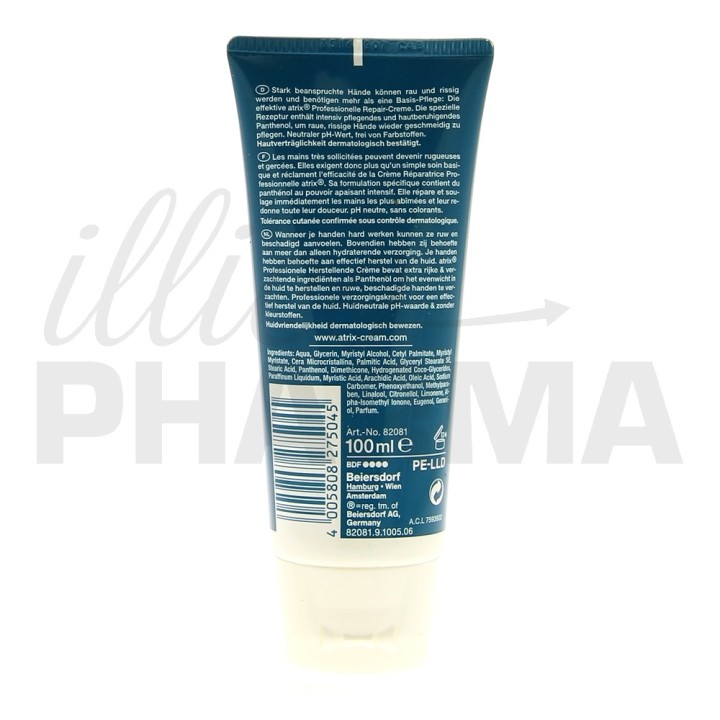 Atrix Professional Crème Réparatrice 100ml - Crèmes mains - Pharmacie en ligne IllicoPharma