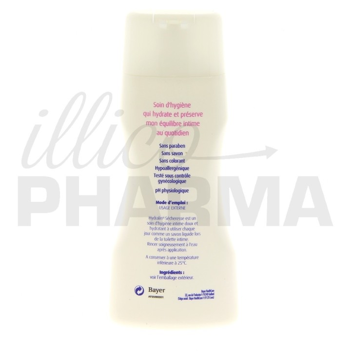 Hydralin Sécheresse 200ml - Toilette intime - Pharmacie IllicoPharma