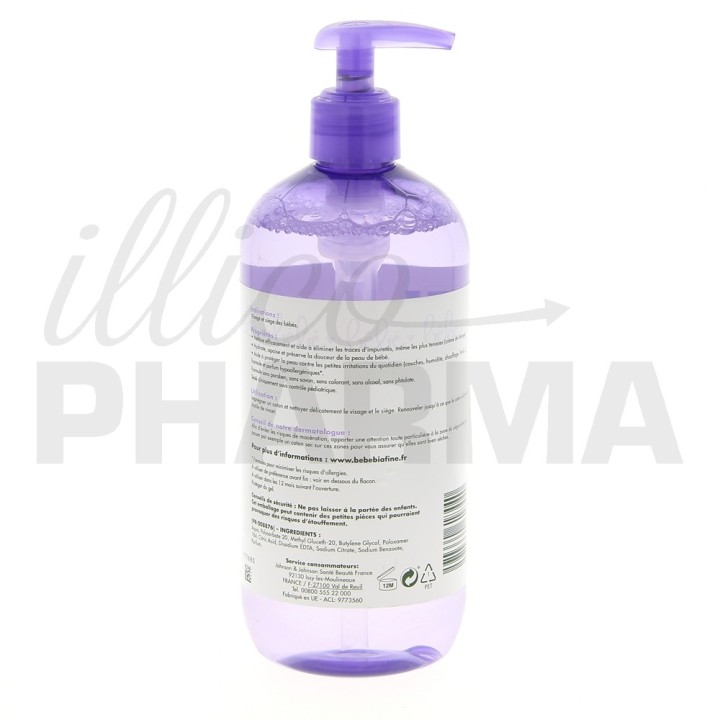 Eau nettoyante BebeBiafine - Nettoyants, eaux parfumées - IllicoPharma