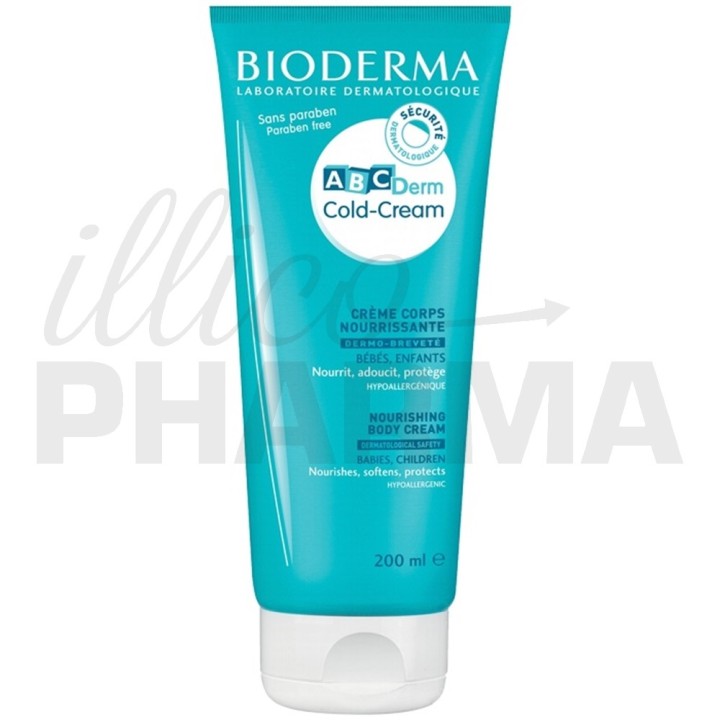 ABCDerm Cold-Cream Crème Nourrissante 200ml - Bioderma - IllicoPharma