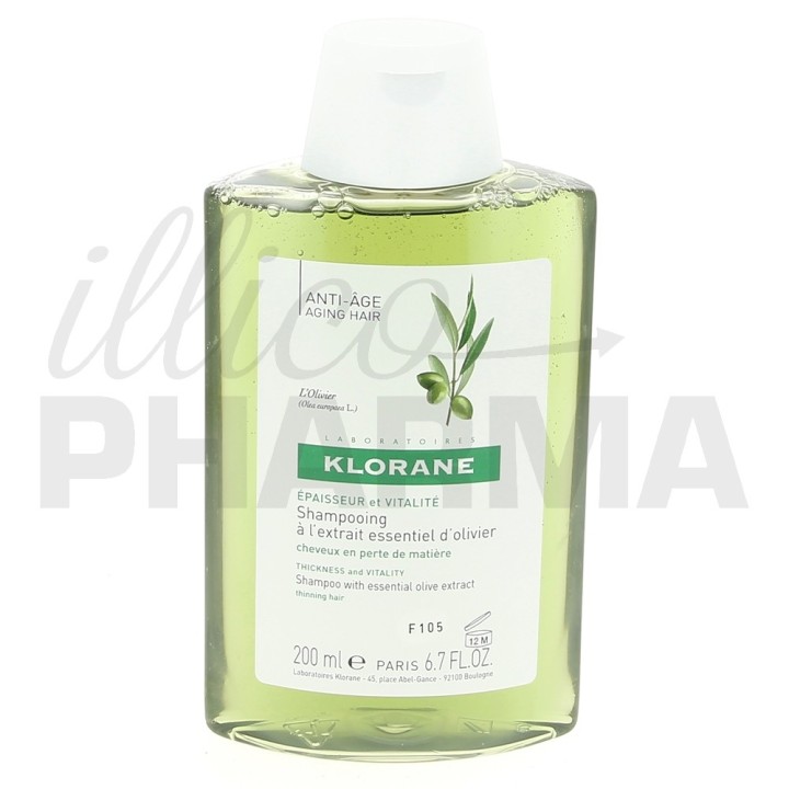 Shampoing Vitalité Olivier Bio 200ml - Klorane - IllicoPharma