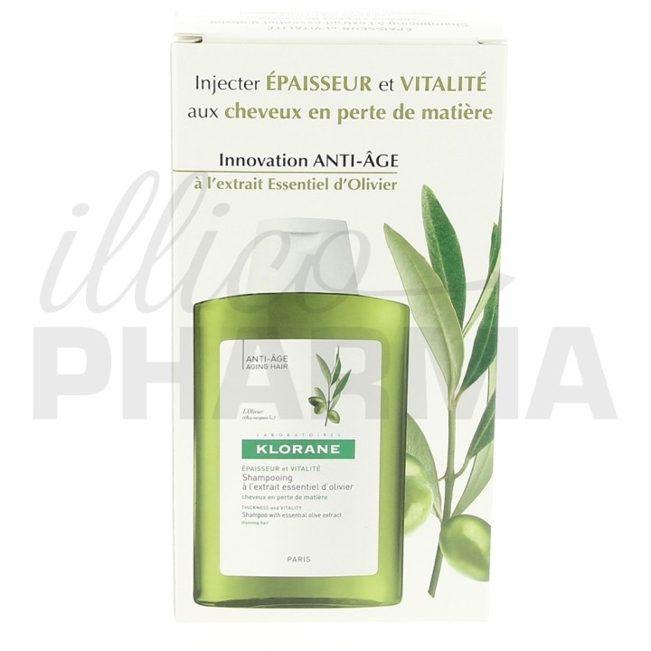 Shampoing Vitalité Olivier Bio 200ml - Klorane - IllicoPharma