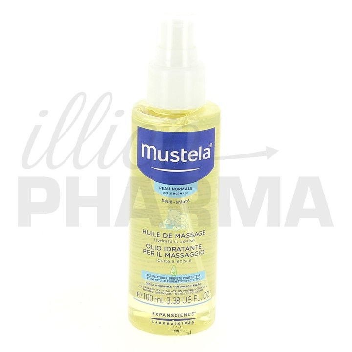 Huile de massage - Mustela - Soins du corps de bébé - IllicoPharma