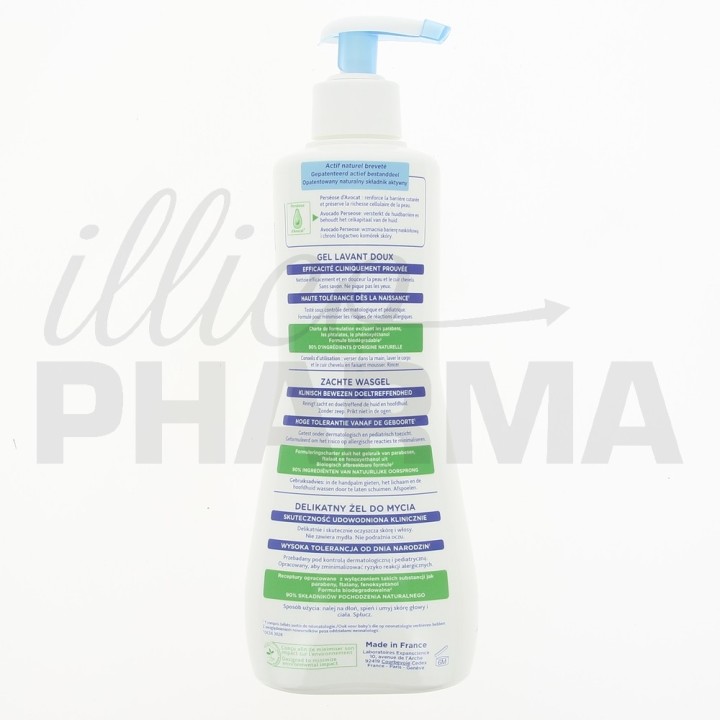 Gel lavant doux Mustela - Toilette du bébé - IllicoPharma