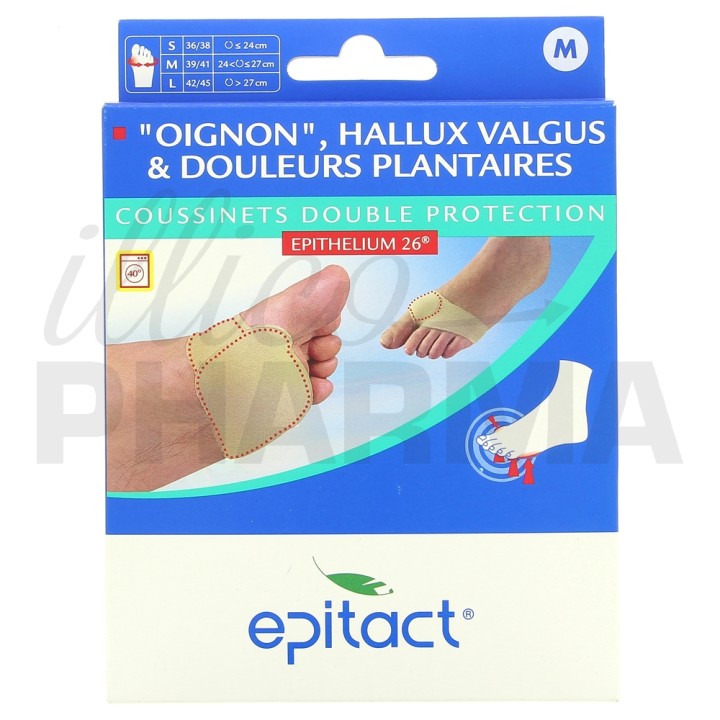 Coussin plantaire double protection Epitact x2 - Orthopédie - Pharmacie IllicoPharma