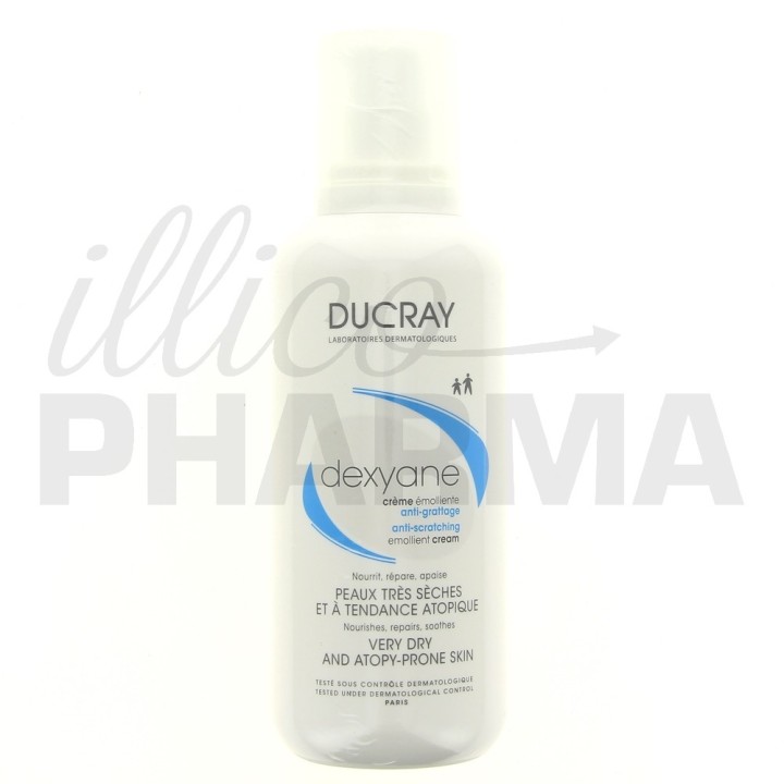Dexyane Crème émolliente anti-grattage 400ml Ducray - Hygiène quotidienne - IllicoPharma