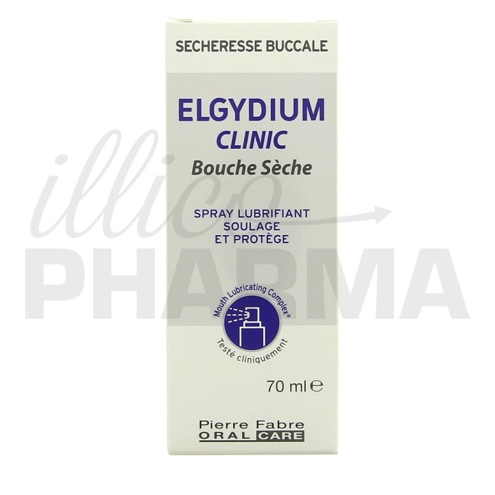 Elgydium Clinic Sécheresse Buccale Spray Lubrifiant 75ml - IllicoPharma