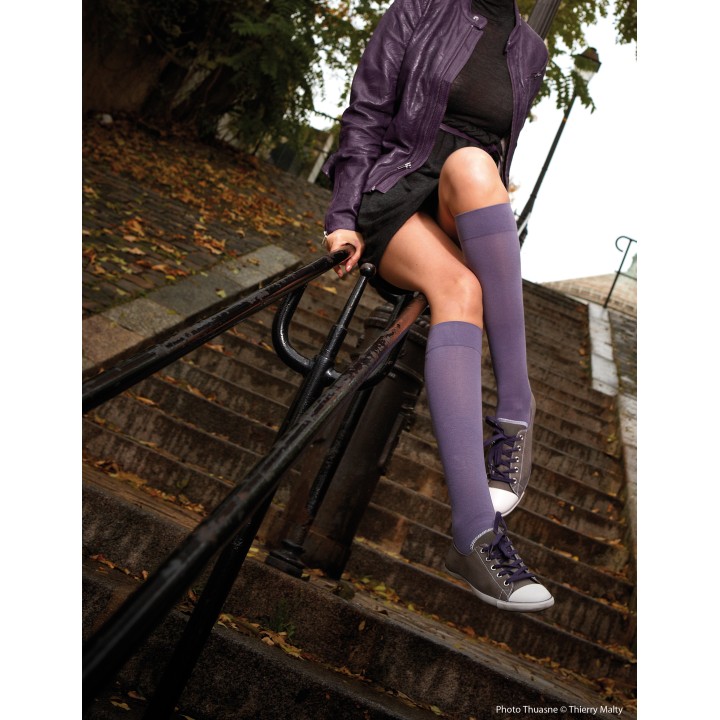 Chaussettes de contention Venoflex Simply Coton fin Classe 2 Femme