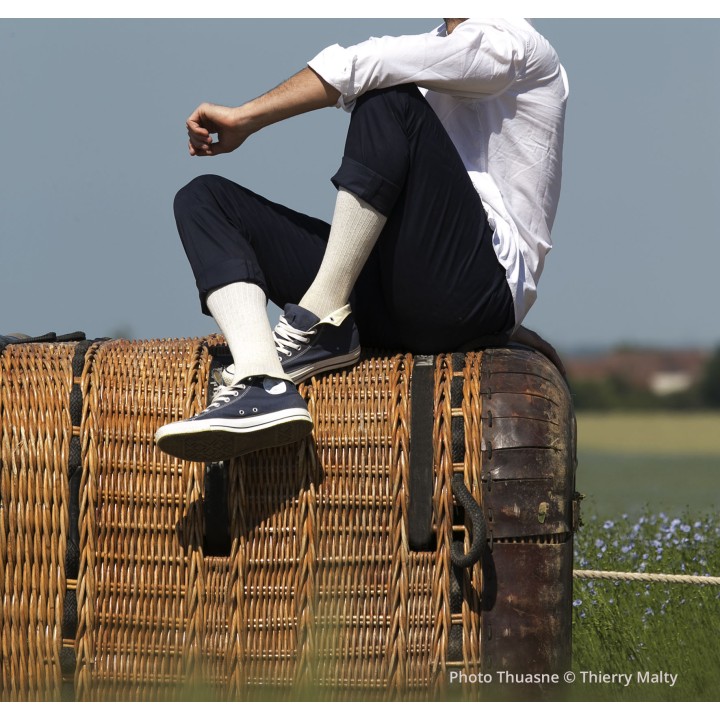 Chaussettes de contention Venoflex FAST lin Classe 2 Homme