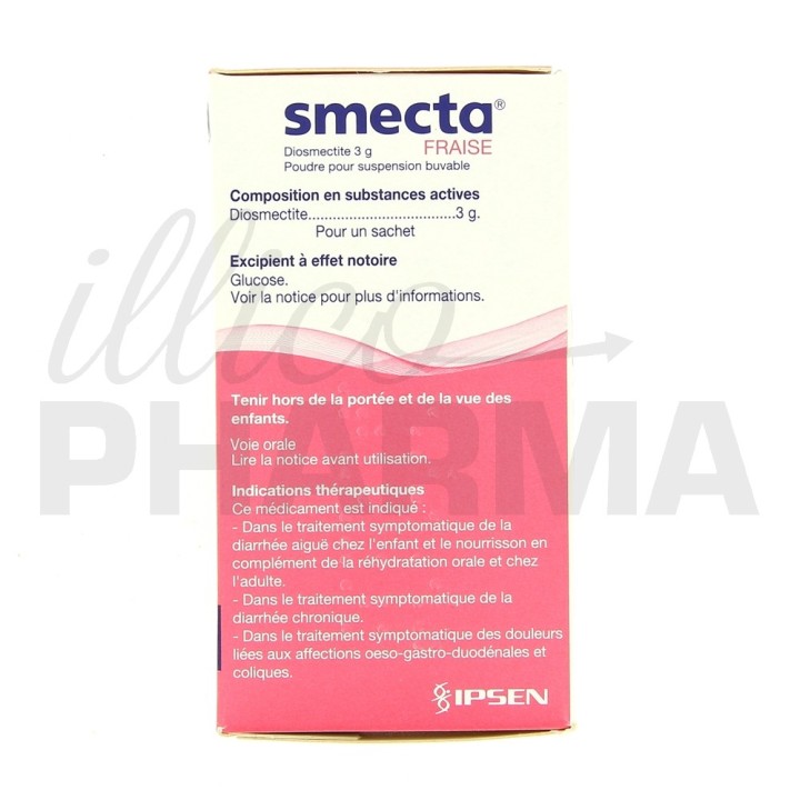 Smecta Fraise - Médicament en ligne - IllicoPharma