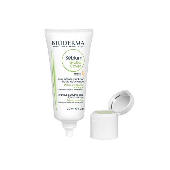 Sebium Global Cover - Bioderma - Peaux grasses et à imperfections - IllicoPharma