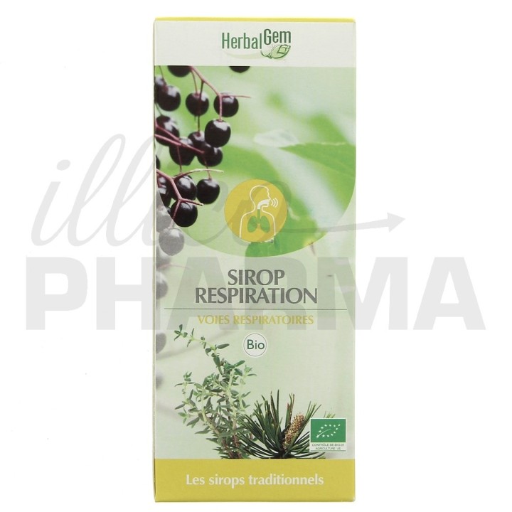 Sirop Respiration 150ml Herbalgem - IllicoPharma