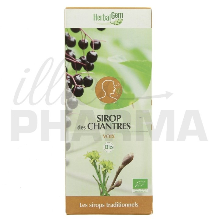 Sirop Chantres Bio 150ml Herbalgem - IllicoPharma