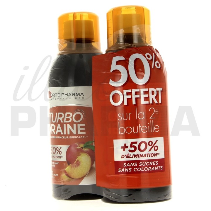 Turbo Draine 2x500ml Ananas - Forté Pharma - Draineur minceur - IllicoPharma