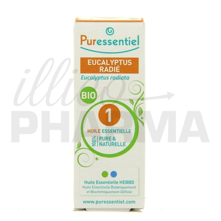 Eucalyptus radiéBio Huile Essentielle Puressentiel 10ml