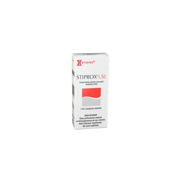 Stiprox1,5 % Shampooing antipelliculaire - Stiefel - Pellicules, démangeaisons - IllicoPharma
