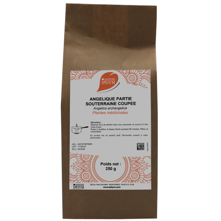 Tisane Angélique - Partie Souterraine coupéeIphym - Phytothérapie