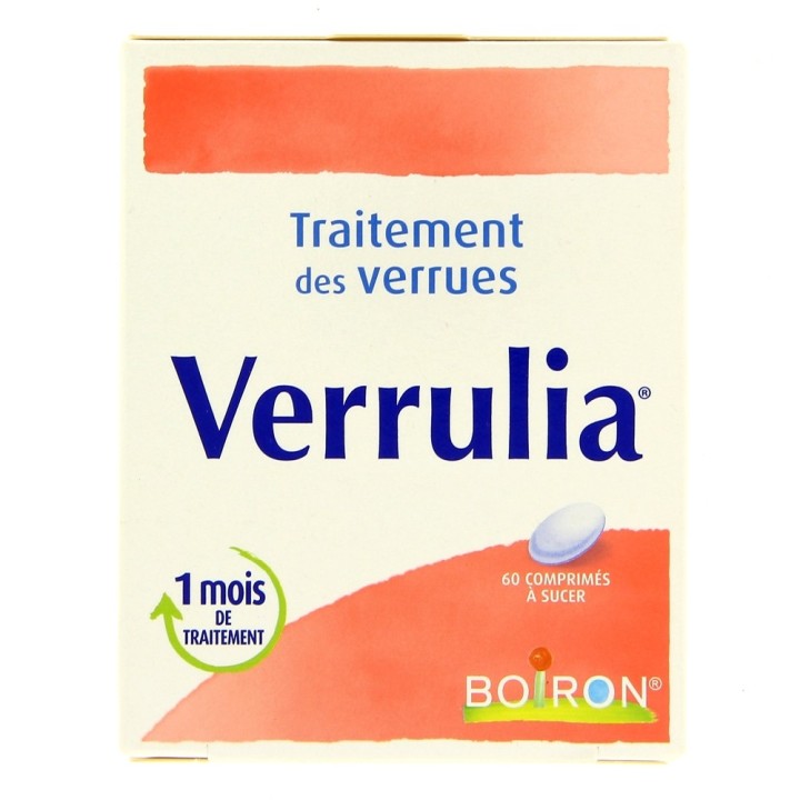 Verrulia 60cpr à sucer - Médicament homéopathique Boiron - IllicoPharma