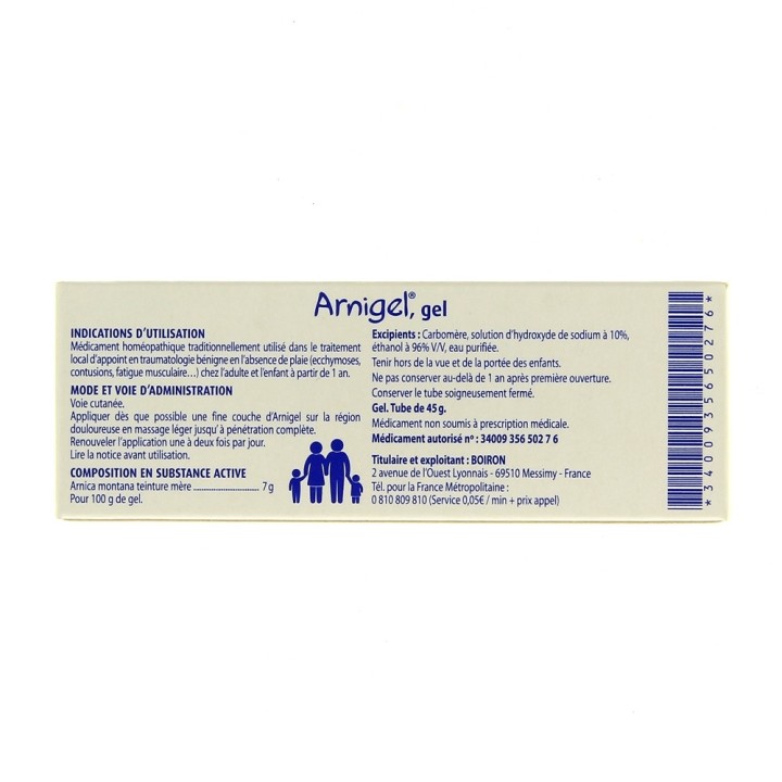 Arnigel 45g - Boiron - Médicament Douleurs - IllicoPharma