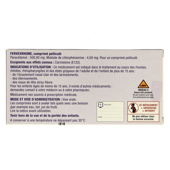 Fervex Rhume - Médicament en ligne - Pharmacie en ligne IllicoPharma