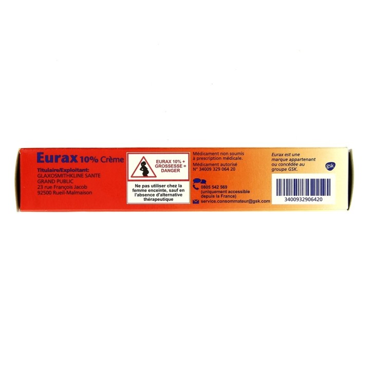 Eurax 10% crème, Médicament Irritations, cicatrisations - IllicoPharma