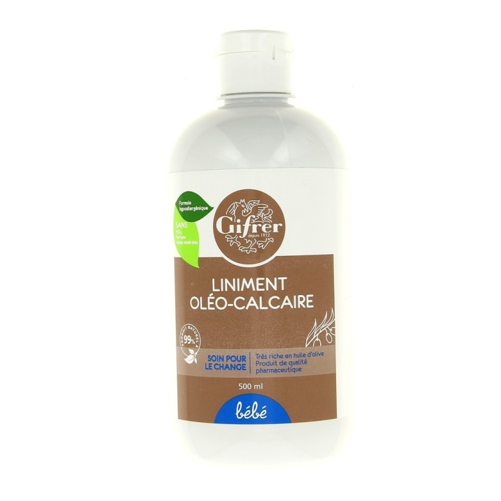 Liniment Oléo-calcaire 500ml - Gifrer - Change, soins réparateurs - IllicoPharma
