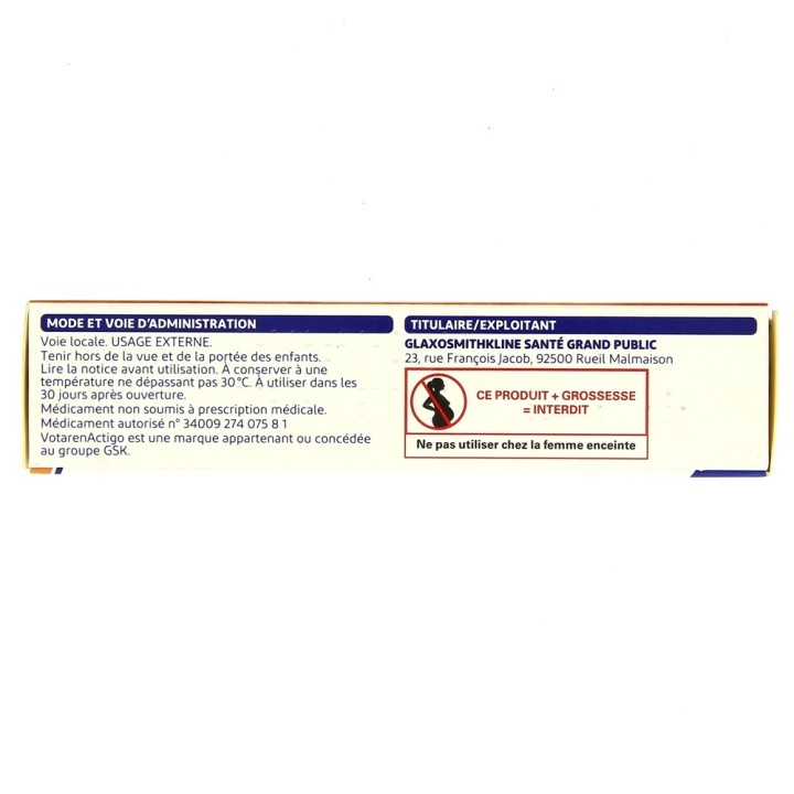 Voltarenactigo intense 2% Gel 30g-Douleurs articulaires et musculaires-IllicoPharma