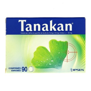 Tanakan comprimé - Boîte de 90 - Pharmacie en ligne IllicoPharma