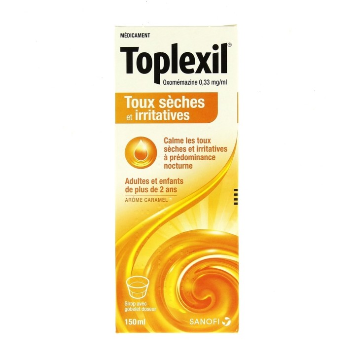 Toplexil sirop - Sanofi - Médicament Toux sèche - IllicoPharma