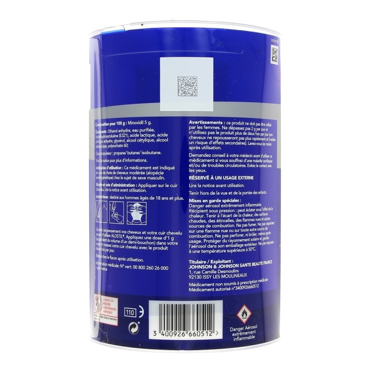 Alostil 5% Mousse - Chute des cheveux - IllicoPharma