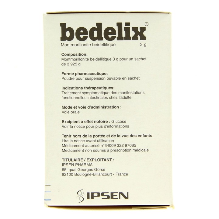 Bedelix 30 sachets 3g - Médicament Mal de ventre - IllicoPharma