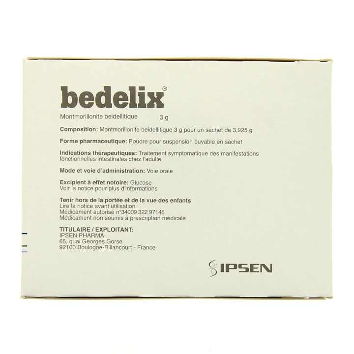 Bedelix 3G Poudre suspension buvable, Médicament Mal de ventre, IllicoPharma